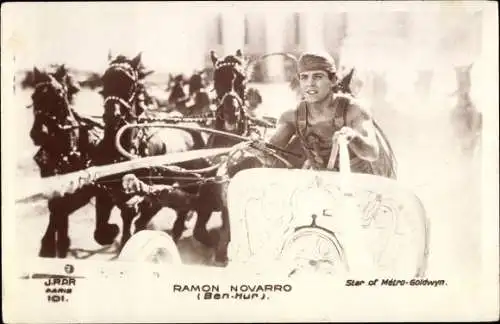 Ak Schauspieler Ramón Novarro, Filmszene, Ben Hur