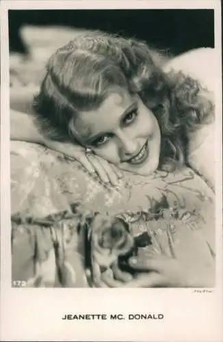 Ak Schauspielerin Jeanette MacDonald, Portrait, Fox Film 173