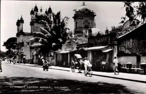 Ak Colombo Ceylon Sri Lanka, Cinnamon Garden Mosque