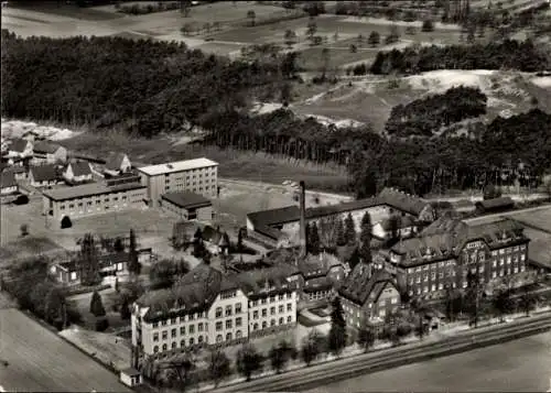 Ak Eberstadt Darmstadt in Hessen, Angiologische Klinik, Fliegeraufnahme