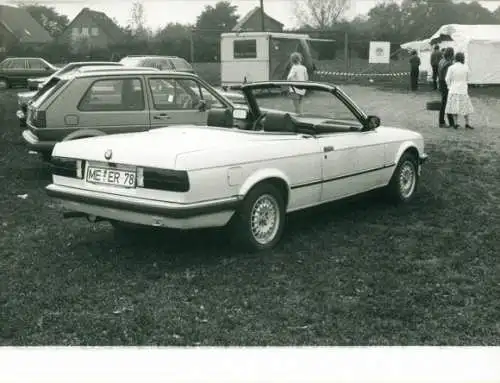 Foto Auto, BMW 3er, KFZ Kennz. ME-ER 78, 1984