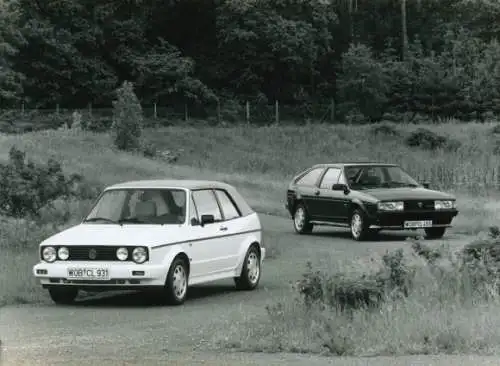 Foto Volkswagen PKW, VW Golf Cabriolet, Scirocco GT II, Modelljahr 1992, Kennzeichen WOB-CL 931
