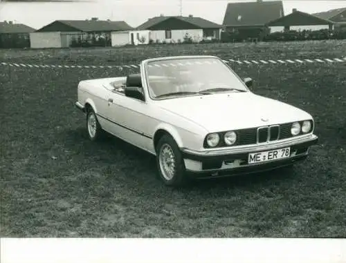 Foto PKW, BMW 3er, KFZ Kennzeichen ME-ER 78, 1984