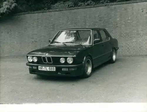 Foto PKW, BMW 5er, KFZ Kennzeichen HR-TL 669, 1985