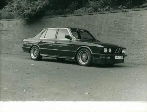 Foto PKW, BMW 5er, KFZ Kennzeichen HR-TL 669, 1985