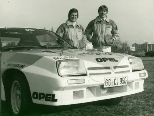 Foto PKW, Opel-Euro-Team, Erwin Weber, Gunter Wanger, Manta 400, Gruppe B