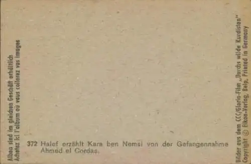 Sammelbild Karl May, Filmszene, Durchs wilde Kurdistan, Nr. 372