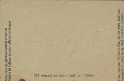 Sammelbild Karl May, Filmszene, Durchs wilde Kurdistan, Nr. 362