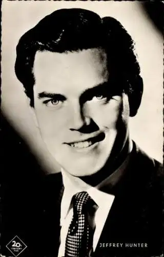 Ak Schauspieler Jeffrey Hunter, Portrait, Rächer der Enterbten