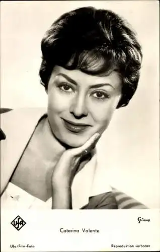 Ak Schauspieler Caterina Valente, Portrait