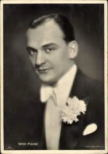 Ak Schauspieler Willi Forst, Portrait