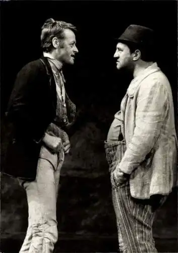 Ak Schauspieler Helmut Lohner, Otto Schenk, Theaterszene Der Talisman, Salzburg