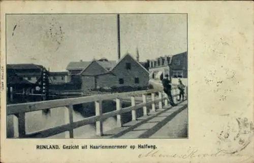 Ak Halfweg Haarlemmermeer Nordholland, Teilansicht