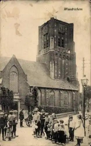 Ak Woudrichem Nordbrabant, Kirche, Kinder