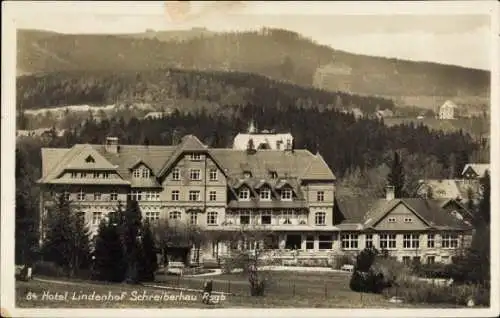 Ak Szklarska Poręba Schreiberhau Riesengebirge Schlesien, Hotel Lindenhof