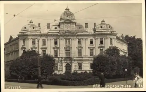 Foto Ak Riga Lettland, Gerichtsgebäude