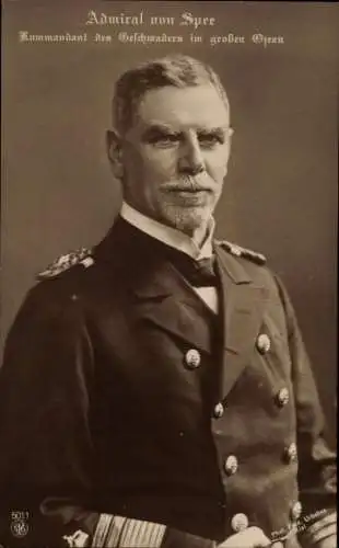 Ak Admiral von Spee, Kommandant des Geschwaders im großen Ozean, NPG 5011