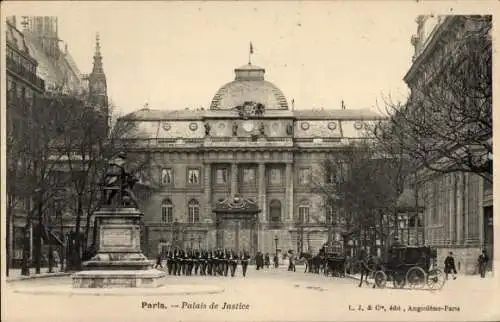 Ak Paris I Louvre, Palais de Justice
