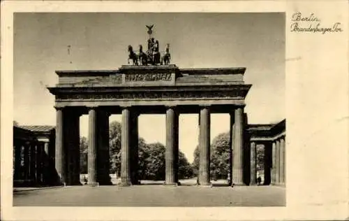 Ak Berlin Mitte, Brandenburger Tor