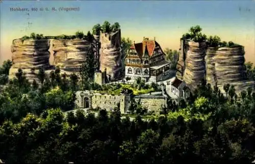Ak Saverne Zabern Elsass Bas Rhin, Château du Haut-Barr, Burg Hohbarr