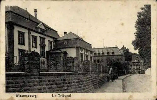 Ak Wissembourg Weißenburg Elsass Bas Rhin, Tribunal