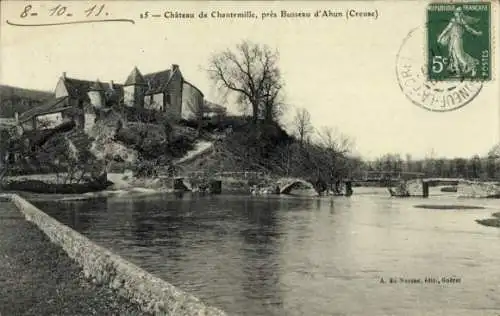 Ak Busseau d'Ahun Creuse, Chateau de Chantemille
