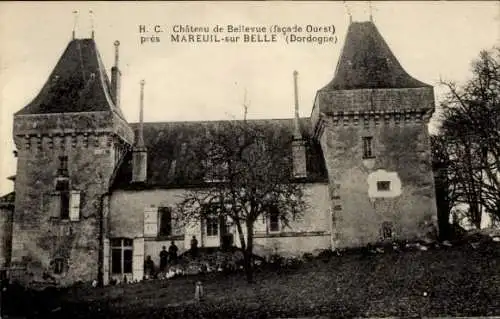 Ak Mareuil Mareuil-sur Belle Dordogne, Chateau de Bellevue