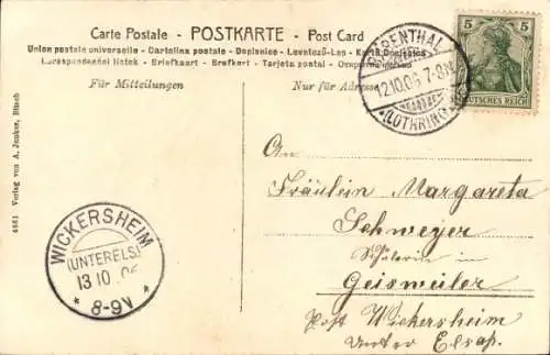 Ak Bitche Bitsch Lothringen Moselle, Totalansicht