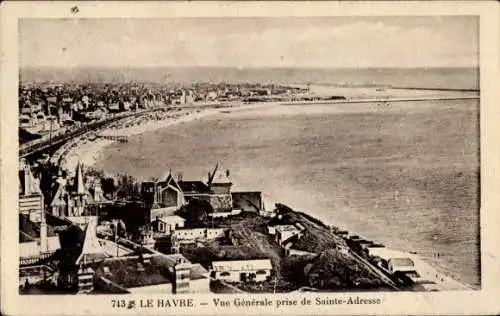 Ak Le Havre Seine Maritime, Panorama