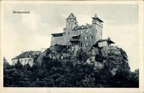 Ak Erlenbach bei Dahn in der Pfalz, Burg Berwartstein