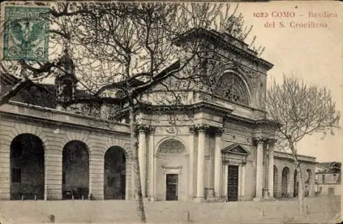 Ak Como Lombardia, Basilika S. Crocifisso