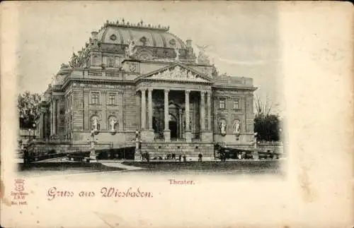 Ak Wiesbaden in Hessen, Theater