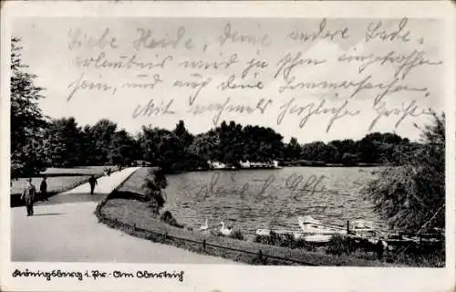 Ak Kaliningrad Königsberg Ostpreußen, Oberteich