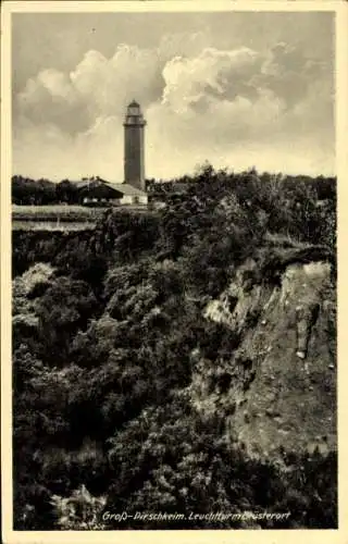 Ak Donskoje Groß Dirschkeim Ostpreußen, Leuchtturm Brüsterort