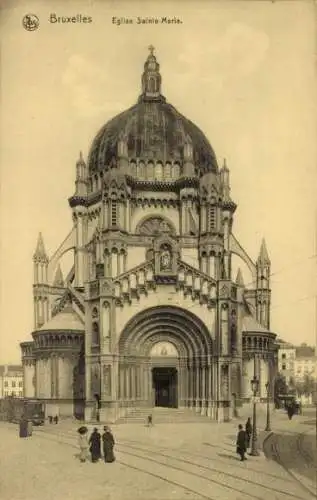 Ak Brüssel Brüssel, Kirche Sainte Marie