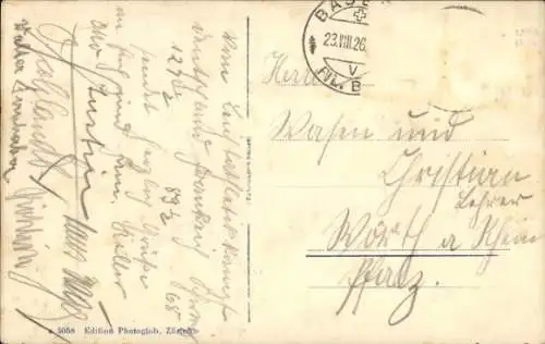 Ak Basel Stadt Schweiz, Marktplatz