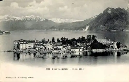 Ak Isola Bella Lago Maggiore Piemonte, Panorama