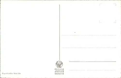 Ak Genève Genf Schweiz, Le Palais des Nations vue sur la Ville et le Mont-Blanc