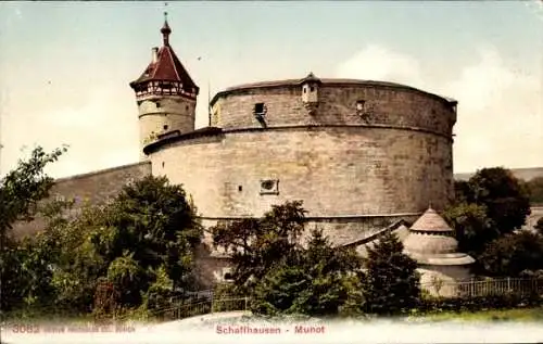 Ak Schaffhausen am Rhein Schweiz, Munot