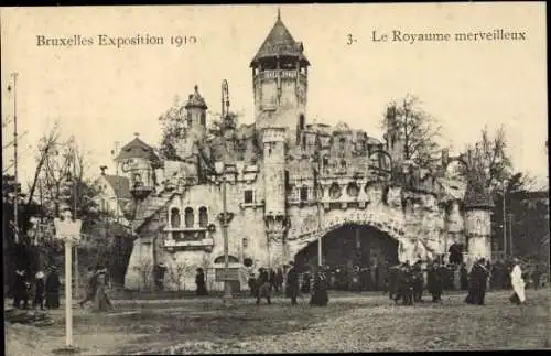 Ak Brüssel Belgien, Weltausstellung 1910, Das wunderbare Königreich