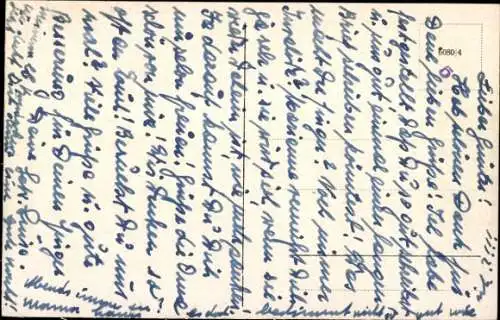 Ak Vier junge Katzen im Korb