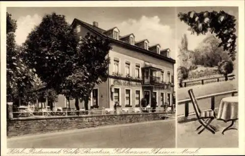 Ak Laubach Koblenz am Rhein, Cafe-Restaurant Servatius