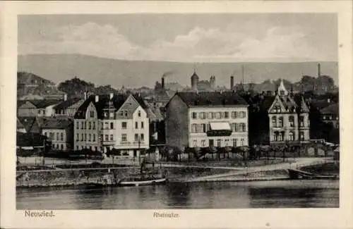 Ak Neuwied in Rheinland Pfalz, Rheinufer
