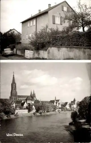 Ak Ulm an der Donau, Teilansicht, Kirche, Gebäude