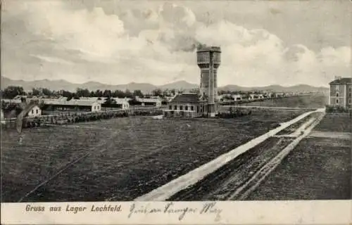 Ak Lagerlechfeld Graben Schwaben, Truppenübungsplatz Lager Lechfeld