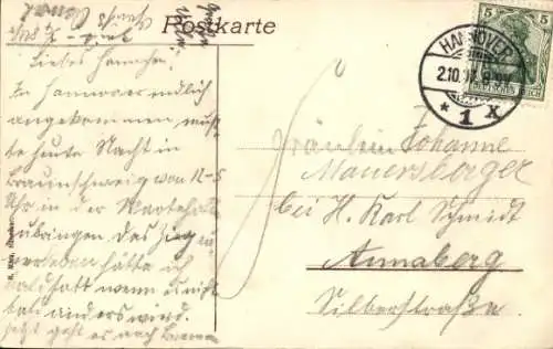 Ak Hannover, Georgstraße, Geschäftshäuser