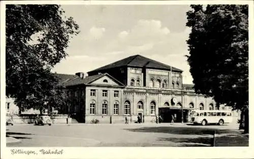 Ak Göttingen in Niedersachsen,  Bahnhof