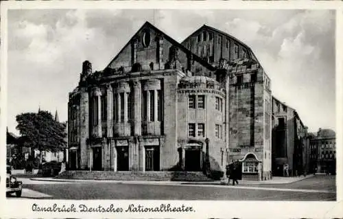 Ak Osnabrück in Niedersachsen, Deutsches Nationaltheater
