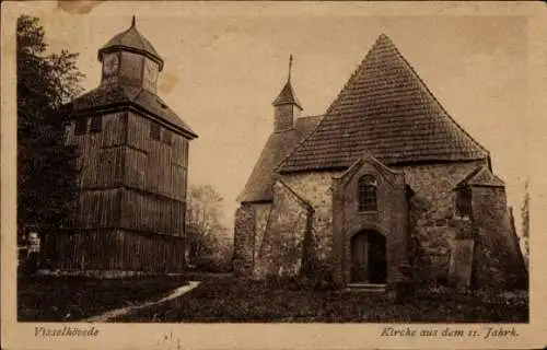 Ak Visselhövede in Niedersachsen, Kirche aus dem 11. Jahrhundert