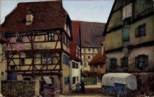 Ak Dinkelsbühl in Mittelfranken, Historisches Vereinshaus, Nenke and Ostermaier 2772